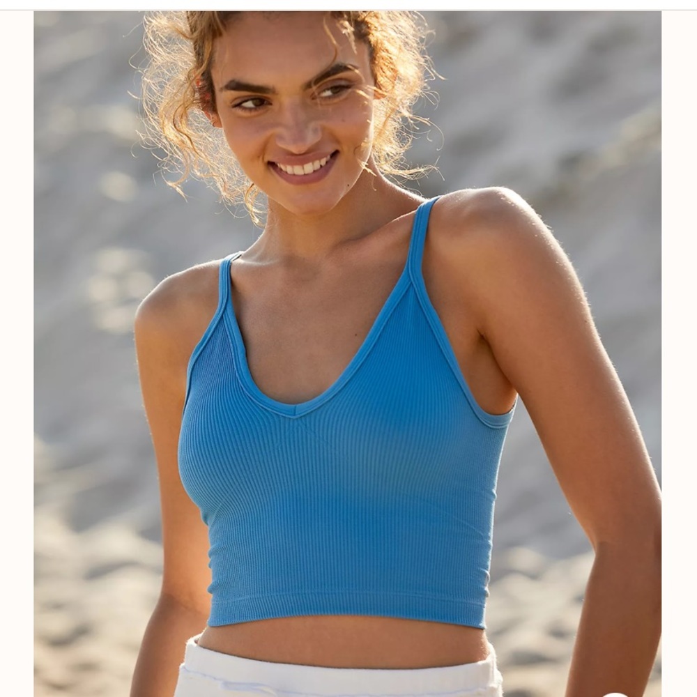 Free people “watch out” crop tank